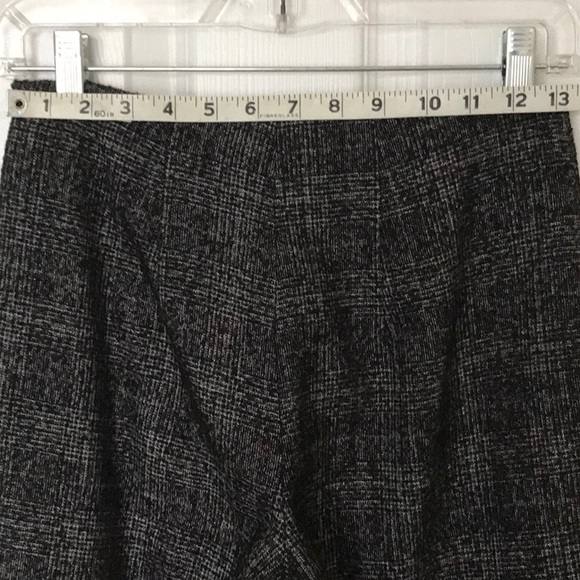 Boucle Plaid Talbots High Waist Straight Wide Leg Wool Pants - Picture 3 of 8